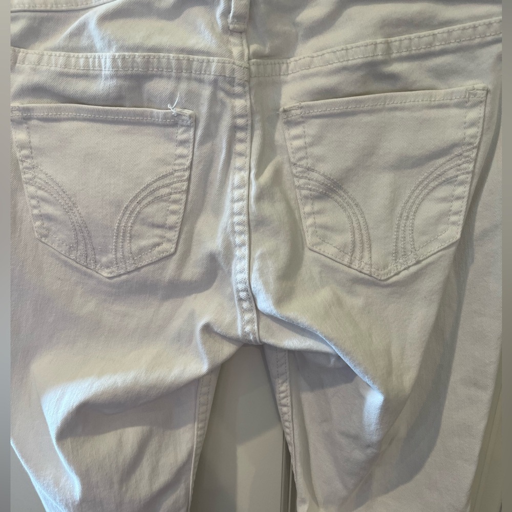 Hollister White Super Skinny Jeans Size 5R W27 L31